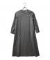 atelier naruse（アトリエナルセ）の古着「formal A line one-piece dress/ウールワンピース」｜グレー