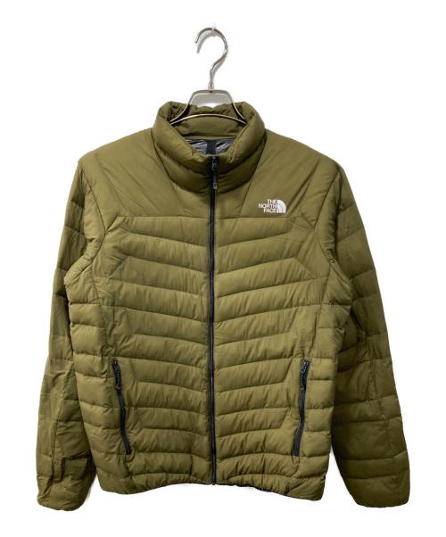 THE NORTH FACE（ザ ノース フェイス）THE NORTH FACE (ザ ノース フェイス) ダウンジャケット/THUNDER JACKET オリーブ サイズ:印字消えの為不明の古着・服飾アイテム
