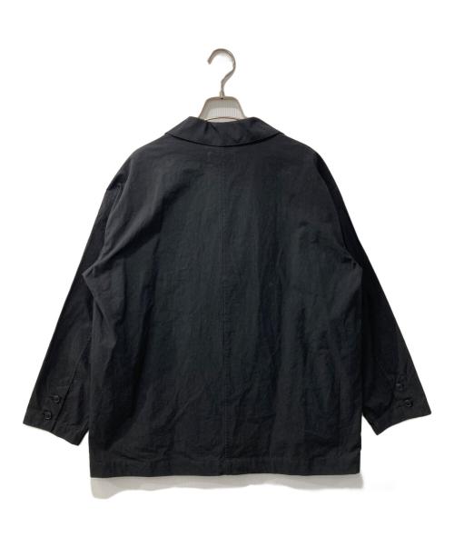 KAGURE（カグレ）kagure (カグレ) コットンテーラードジャケット ブラック サイズ:1の古着・服飾アイテム