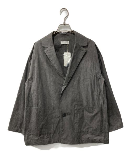 KAGURE（カグレ）KAGURE (カグレ) コットンテーラードジャケット グレー サイズ:1の古着・服飾アイテム
