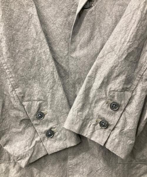 KAGURE（カグレ）KAGURE (カグレ) コットンテーラードジャケット グレー サイズ:1の古着・服飾アイテム