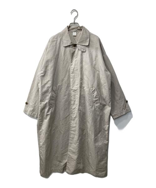 KAGURE（カグレ）KAGURE (カグレ) リネンコットンステンカラーコート グレー サイズ:FREEの古着・服飾アイテム