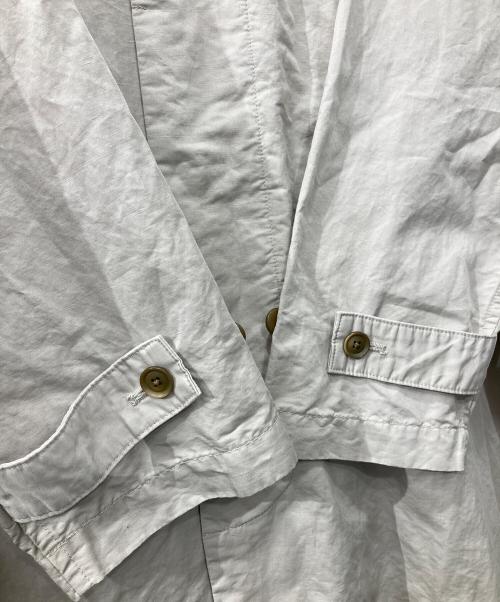 KAGURE（カグレ）KAGURE (カグレ) リネンコットンステンカラーコート グレー サイズ:FREEの古着・服飾アイテム