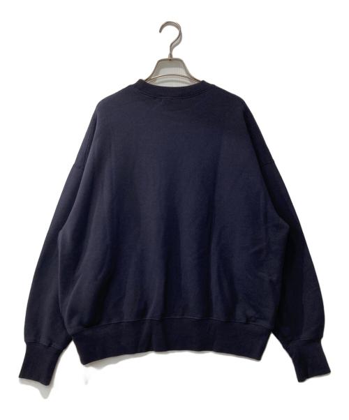 KAGURE（カグレ）KAGURE (カグレ) コットンリヨセルスウェットプルオーバー ネイビー サイズ:Freeの古着・服飾アイテム