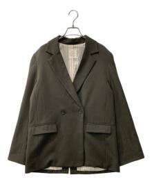 crewre（クルー）の古着「ダブルテーラードジャケット」｜カーキ