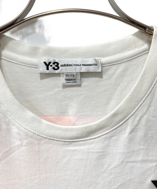 Y-3（ワイスリー）Y-3 (ワイスリー) マルチブロックグラフィックショートスリーブTシャツ ホワイト サイズ:XLの古着・服飾アイテム