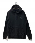 stussyステューシー）の古着「パーカー」｜ブラック
