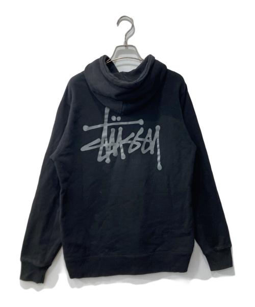 stussy（ステューシー）stussy (ステューシー) パーカー ブラック サイズ:Mの古着・服飾アイテム