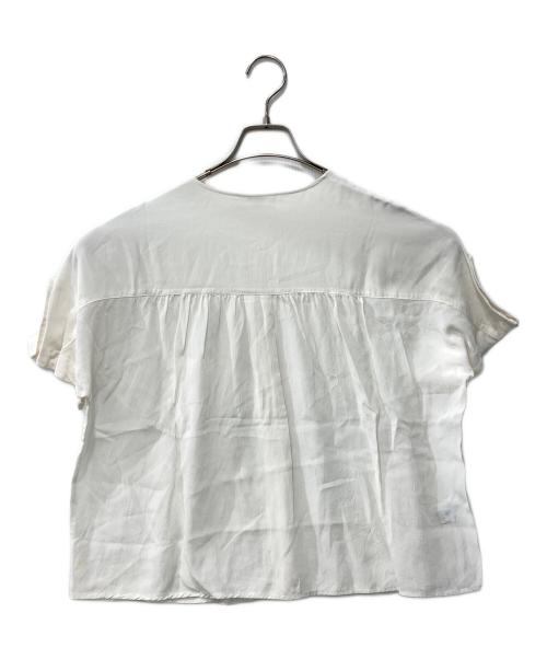 BARBA（バルバ）BARBA (バルバ) シルクブラウス ベージュ サイズ:40の古着・服飾アイテム