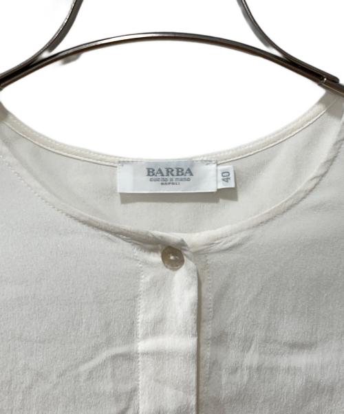 BARBA（バルバ）BARBA (バルバ) シルクブラウス ベージュ サイズ:40の古着・服飾アイテム