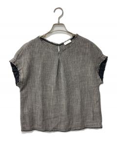 中古・古着通販】ebure (エブール) ドライビエラ ハーフスリーブシャツ