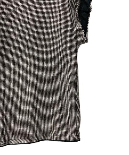 BALLSEY（ボールジィ）BALLSEY (ボールジィ) ポリエステルレーヨンカラミ タックスリーブブラウス ブラック サイズ:36の古着・服飾アイテム