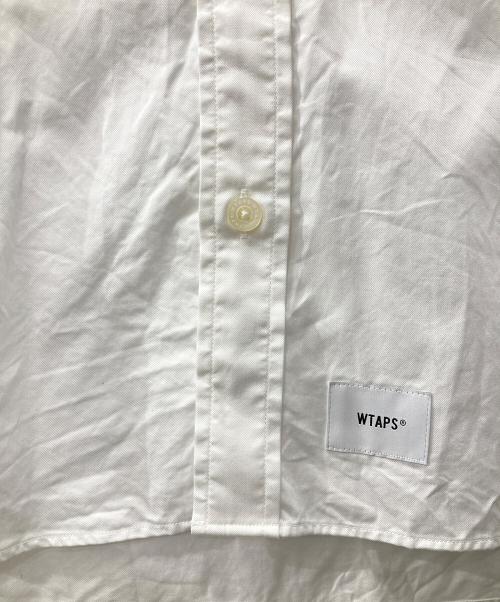 WTAPS（ダブルタップス）WTAPS (ダブルタップス) BD SS COTTON TWILL CANCLINI ボタンダウン半袖シャツ ホワイト サイズ:03の古着・服飾アイテム