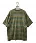 WTAPS (ダブルタップス) COTTON TEXTILE SIGN ボーダー Tシャツ カーキ サイズ:04：7000円