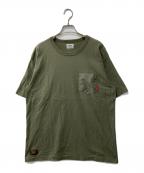 WTAPSダブルタップス）の古着「DESIGN SS:POCKET/TEE」｜カーキ
