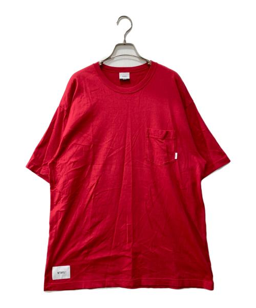 WTAPS（ダブルタップス）WTAPS (ダブルタップス) BLANK SS 02 TEE レッド サイズ:03の古着・服飾アイテム