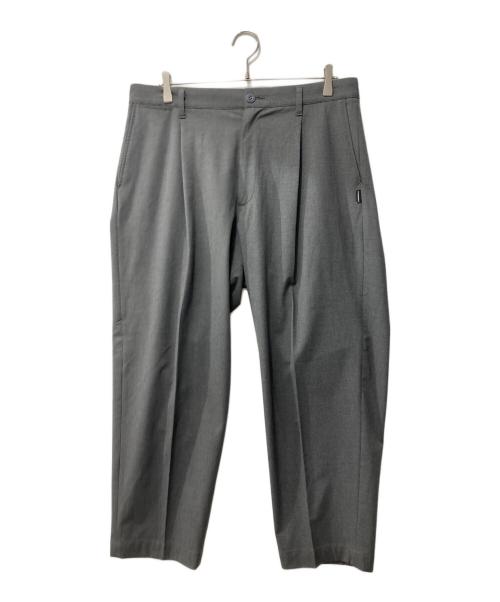 NEIGHBORHOOD（ネイバーフッド）NEIGHBORHOOD (ネイバーフッド) TUCK/ER-PT/タックパンツ グレー サイズ:4の古着・服飾アイテム