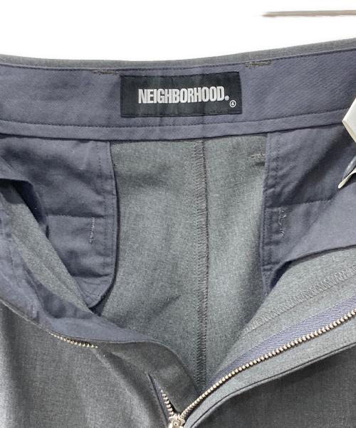 NEIGHBORHOOD（ネイバーフッド）NEIGHBORHOOD (ネイバーフッド) TUCK/ER-PT/タックパンツ グレー サイズ:4の古着・服飾アイテム