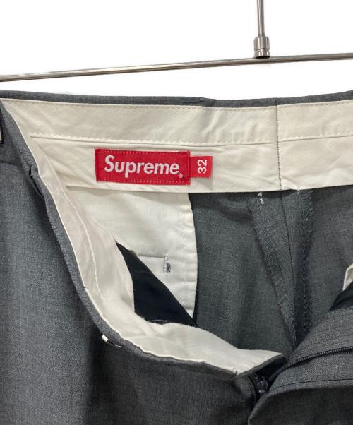 SUPREME（シュプリーム）Supreme (シュプリーム) スラックス グレー サイズ:W32の古着・服飾アイテム