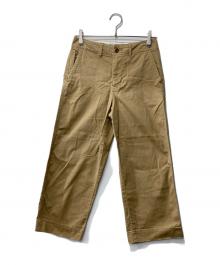 POLO RALPH LAUREN（ポロ・ラルフローレン）の古着「ダメージ加工クロップドパンツ」｜ベージュ