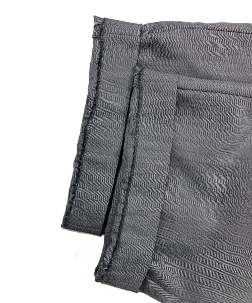 soduk（スドーク）soduk (スドーク) Who cut it out？ trousers/ダメージスラックス グレー サイズ:表記なしの古着・服飾アイテム