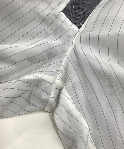 soduk（スドーク）soduk (スドーク) Who cut it out？ trousers/ダメージスラックス グレー サイズ:表記なしの古着・服飾アイテム