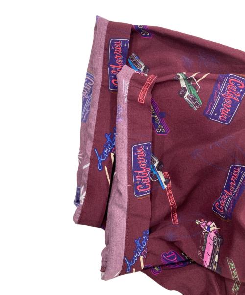 AVIREX（アヴィレックス）AVIREX (アヴィレックス) AVIATOR'S DINER ALOHA SHIRT/オープンカラーシャツ ボルドー サイズ:Lの古着・服飾アイテム
