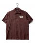 AVIREX（アヴィレックス）の古着「AVI-SS WORK SHIRT DINER/半袖シャツ」｜ブラウン