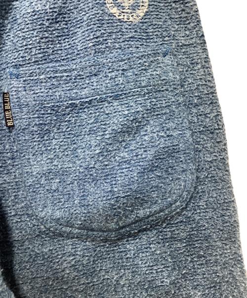 BLUE BLUE（ブルーブルー）BLUE BLUE (ブルーブルー) テーパードパンツ ネイビー サイズ:3の古着・服飾アイテム