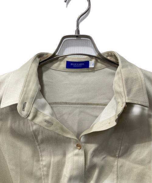 BLUE LABEL CRESTBRIDGE（ブルーレーベルクレストブリッジ）BLUE LABEL CRESTBRIDGE (ブルーレーベルクレストブリッジ) シャツワンピース ベージュ サイズ:36の古着・服飾アイテム