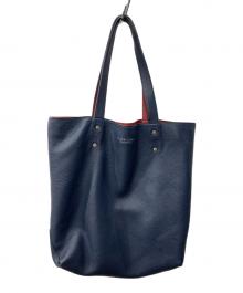 BLACK LABEL CRESTBRIDGE（ブラックレーベル クレストブリッジ）の古着「トートバッグ」｜ネイビー×レッド