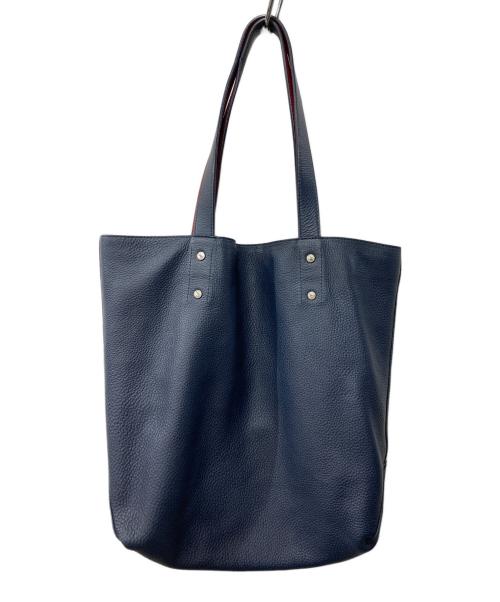 BLACK LABEL CRESTBRIDGE（ブラックレーベル クレストブリッジ）BLACK LABEL CRESTBRIDGE (ブラックレーベル クレストブリッジ) トートバッグ ネイビー×レッドの古着・服飾アイテム