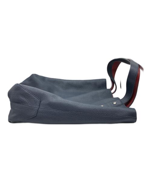 BLACK LABEL CRESTBRIDGE（ブラックレーベル クレストブリッジ）BLACK LABEL CRESTBRIDGE (ブラックレーベル クレストブリッジ) トートバッグ ネイビー×レッドの古着・服飾アイテム