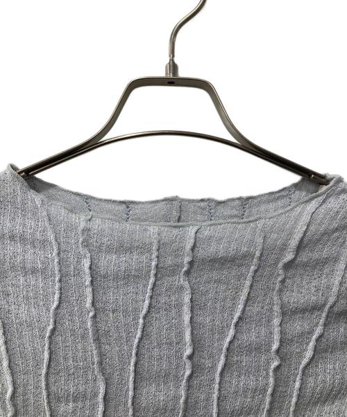 anuke（アンヌーク）anuke (アンヌーク) Random Pintuck Tops/ロングスリーブカットソー ブルー サイズ:Freeの古着・服飾アイテム