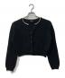 the Barnnet（ザ バーネット）の古着「Lustre Cotton Knit Cardigan」｜ブラック