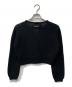 the Barnnet (ザ バーネット) Lustre Cotton Knit Cardigan ブラック サイズ:S：8000円