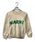 MARNI（マルニ）の古着「ロゴプリントスウェット」｜ベージュ