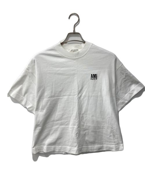 AMI Alexandre Mattiussi（アミアレクサンドルマテュッシ）AMI Alexandre Mattiussi (アミアレクサンドルマテュッシ) ロゴTシャツ ホワイト サイズ:XSの古着・服飾アイテム
