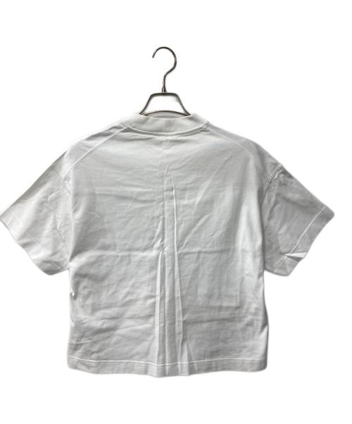 AMI Alexandre Mattiussi（アミアレクサンドルマテュッシ）AMI Alexandre Mattiussi (アミアレクサンドルマテュッシ) ロゴTシャツ ホワイト サイズ:XSの古着・服飾アイテム