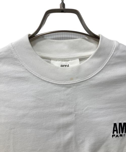 AMI Alexandre Mattiussi（アミアレクサンドルマテュッシ）AMI Alexandre Mattiussi (アミアレクサンドルマテュッシ) ロゴTシャツ ホワイト サイズ:XSの古着・服飾アイテム