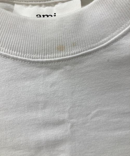 AMI Alexandre Mattiussi（アミアレクサンドルマテュッシ）AMI Alexandre Mattiussi (アミアレクサンドルマテュッシ) ロゴTシャツ ホワイト サイズ:XSの古着・服飾アイテム