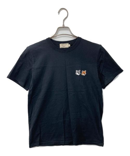 maison kitsune（メゾンキツネ）maison kitsune (メゾンキツネ) Tシャツ ブラック サイズ:Sの古着・服飾アイテム