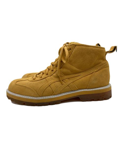 Onitsuka Tiger（オニツカタイガー）Onitsuka Tiger (オニツカタイガー) ハイカットスニーカー/リンカンブーツ PF/Rinkan Boot PF イエロー サイズ:24.5㎝の古着・服飾アイテム