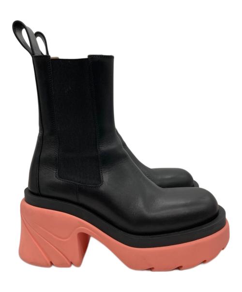 BOTTEGA VENETA（ボッテガベネタ）BOTTEGA VENETA (ボッテガベネタ) サイドゴアブーツ/フラッシュチェルシーブーツ ブラック サイズ:38の古着・服飾アイテム