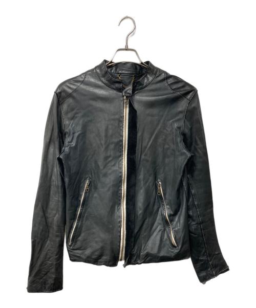 sisii（シシ）sisii (シシ) レザージャケット ブラック サイズ:Mの古着・服飾アイテム