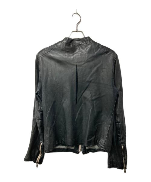 sisii（シシ）sisii (シシ) レザージャケット ブラック サイズ:Mの古着・服飾アイテム