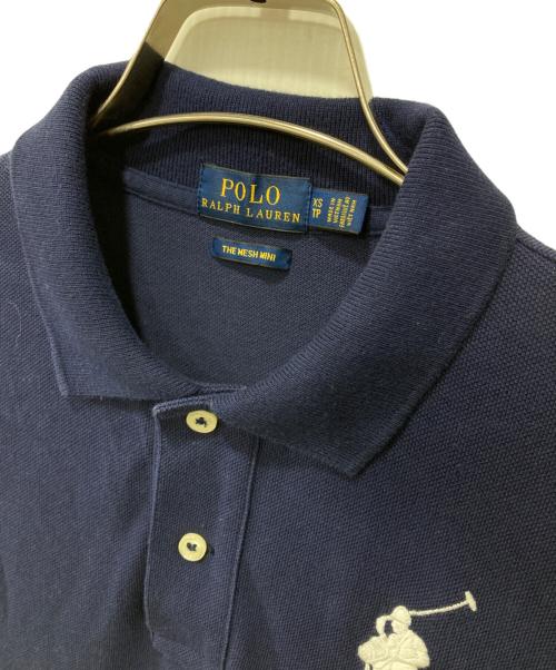 POLO RALPH LAUREN（ポロ・ラルフローレン）POLO RALPH LAUREN (ポロ・ラルフローレン) ビッグポニー刺繍ポロワンピース ネイビー サイズ:XSの古着・服飾アイテム