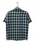 Patagonia (パタゴニア) オーガニックコットンチェックシャツ/半袖シャツ ネイビー サイズ:M：5000円