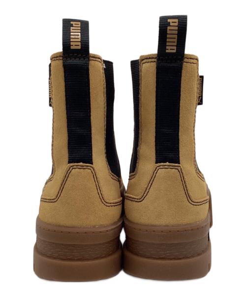 PUMA（プーマ）PUMA (プーマ) MAYZE CHELSEA SUEDE WNS /サイドゴアブーツ イエロー サイズ:25の古着・服飾アイテム