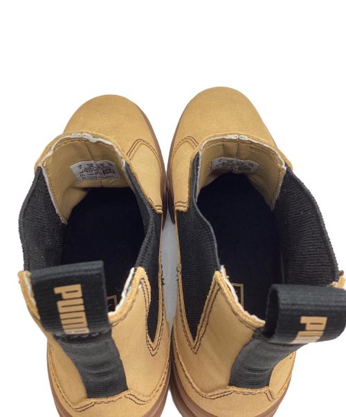 PUMA（プーマ）PUMA (プーマ) MAYZE CHELSEA SUEDE WNS /サイドゴアブーツ イエロー サイズ:25の古着・服飾アイテム